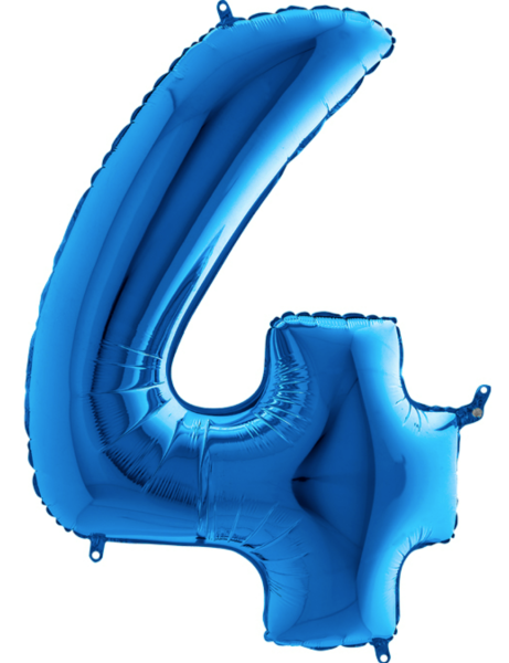 Blaue Zahl: 4 - 102cm